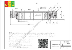 slewing bearing for komatsu excavator PC30-2 tooth 96