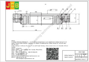 slewing bearing for komatsu excavator PC70-7 tooth 76