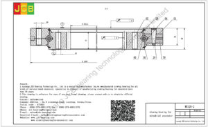 slewing bearing for mitsubishi excavator MS120-2