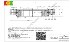 slewing bearing for zoomlion excavator 360