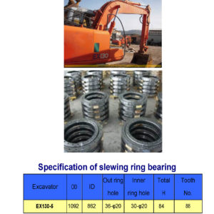 SLEWING BEARING FOR HITACHI EXCAVATOR EX130-5