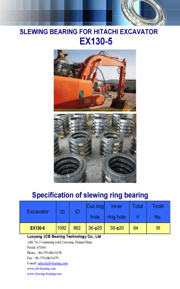 SLEWING BEARING FOR HITACHI EXCAVATOR EX130-5