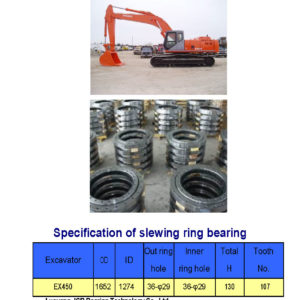 SLEWING BEARING FOR HITACHI EXCAVATOR EX450