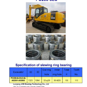 SLEWING BEARING FOR KOMATSU EXCAVATOR PC200-6LC