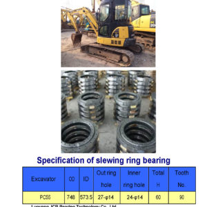 SLEWING BEARING FOR KOMATSU EXCAVATOR PC55