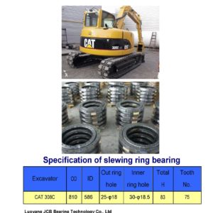 slewing bearing for caterpillar excavator CAT308C