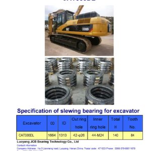 slewing bearing for caterpillar excavator CAT330DL