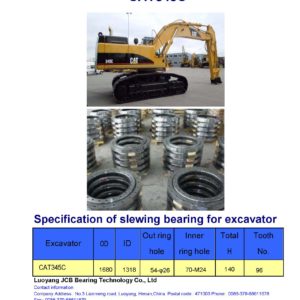 slewing bearing for caterpillar excavator CAT345C