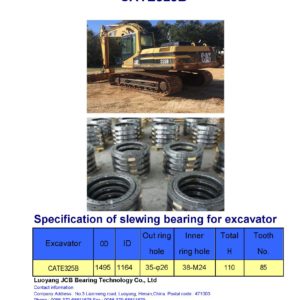 slewing bearing for caterpillar excavator CATE325B