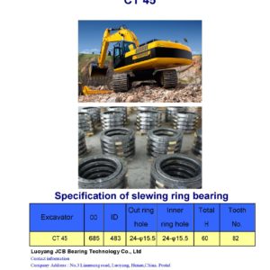 slewing bearing for caterpillar excavator CT 45