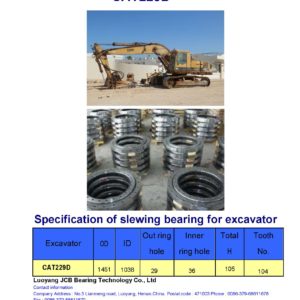 slewing bearing for caterpiller excavator CAT229D