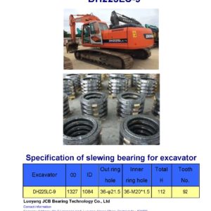 slewing bearing for daewoo excavator DH225LC-9