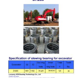 slewing bearing for daewoo excavator DH280