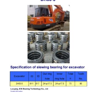 slewing bearing for daewoo excavator DH55-5