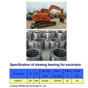 slewing bearing for daewoo excavator DH80GO