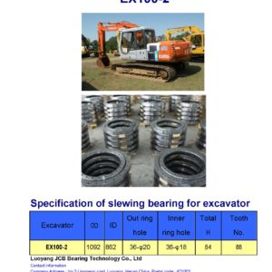 slewing bearing for hitachi excavator EX100-2