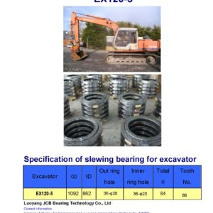 slewing bearing for hitachi excavator EX120-5