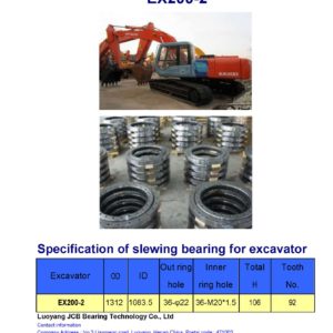 slewing bearing for hitachi excavator EX200-2