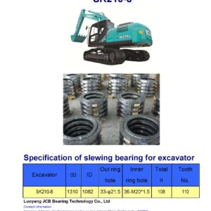 slewing bearing for kobelco excavator SK210-8