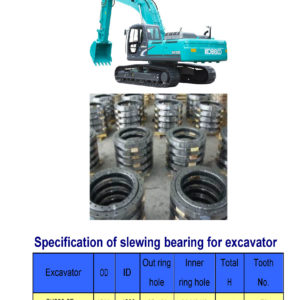 slewing bearing for kobelco excavator SK330-6E