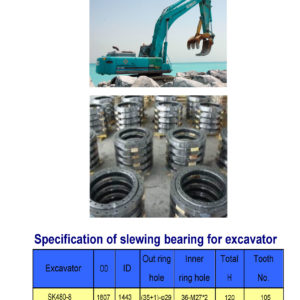 slewing bearing for kobelco excavator SK480-8