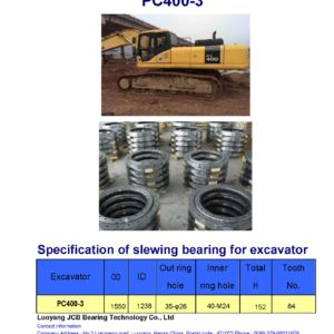 slewing bearing for komatsu excavator PC400-3