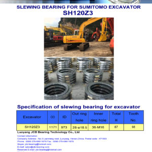 slewing bearing for sumitomo excavator SH120Z3