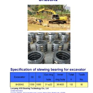 slewing bearing for sumitomo excavator SH200A2